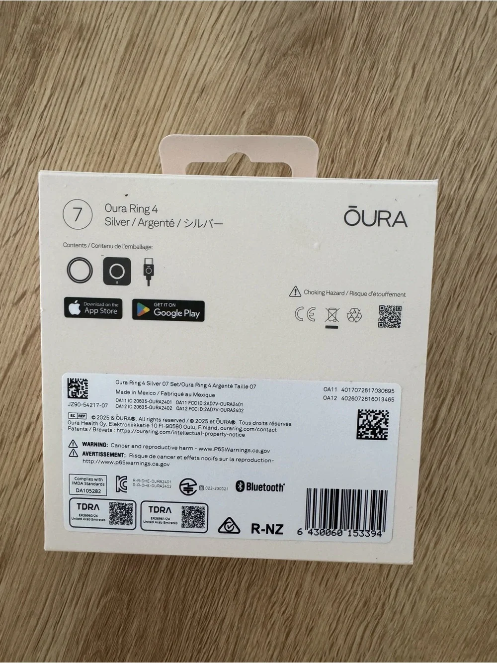 Brand new Oura Ring 4 - Silver